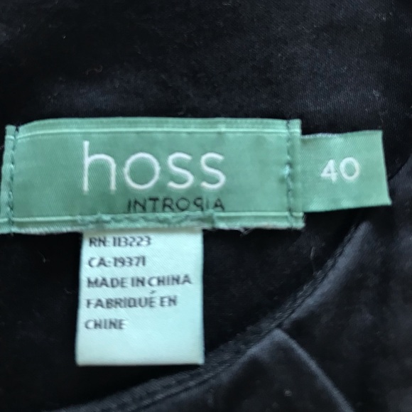 HOSS INTROPIA Designed in Spain, Ruffled Tuxedo front Dress / Tunic in Black - Picture 10 of 11